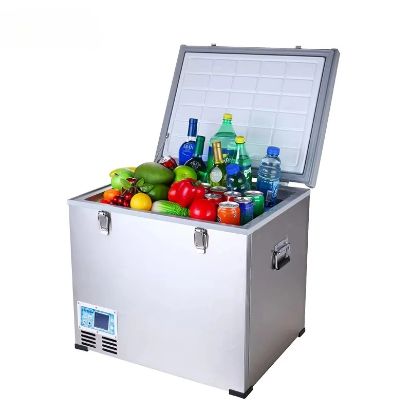 Hot Sale 60L Car Boat Refrigerator Large Capacity High Quality Family Picnic Outdoor Camping Car Truck RV 12V 24V