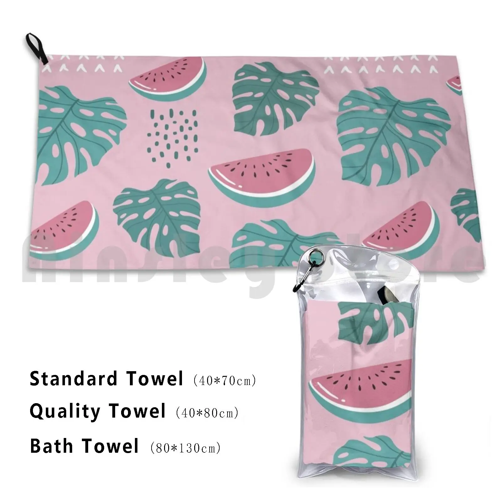 Tropical Fruit Pattern Beach Towel Quick Dry Quality Towel Flamingo Accessories Flamingo Art Flamingo Apron A Flamingos