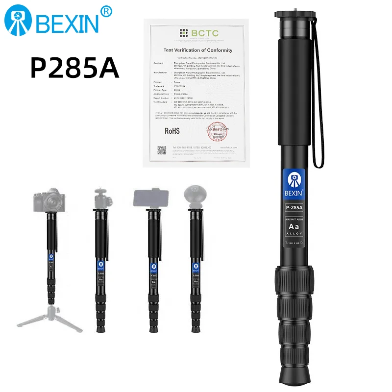

BEXIN Aluminum Alloy Handheld Tripod Monopod for Canon DSLR Camera Professional Lightweight Stable