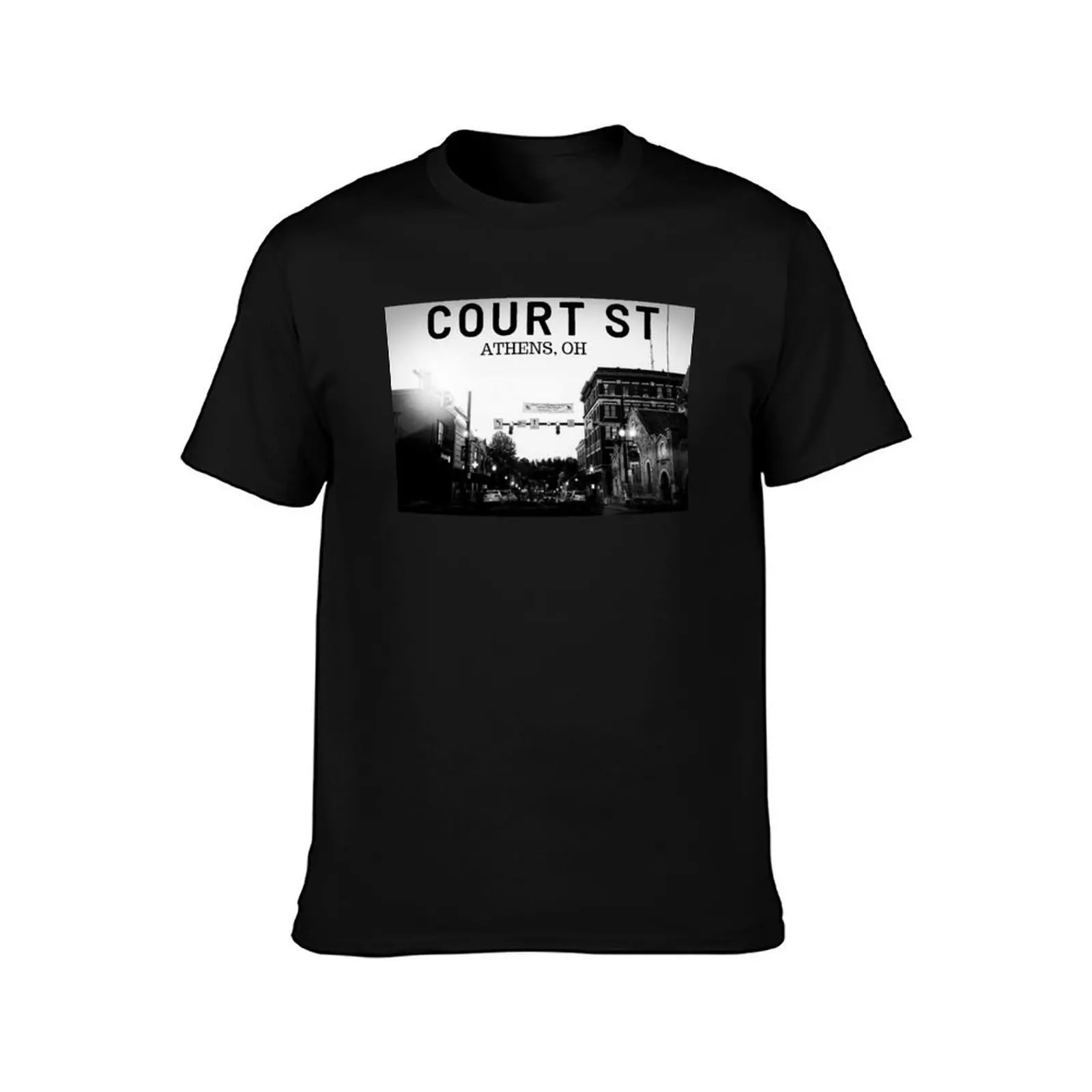 Court St Athens, Ohio T-Shirt Plus Size Lightweight Top