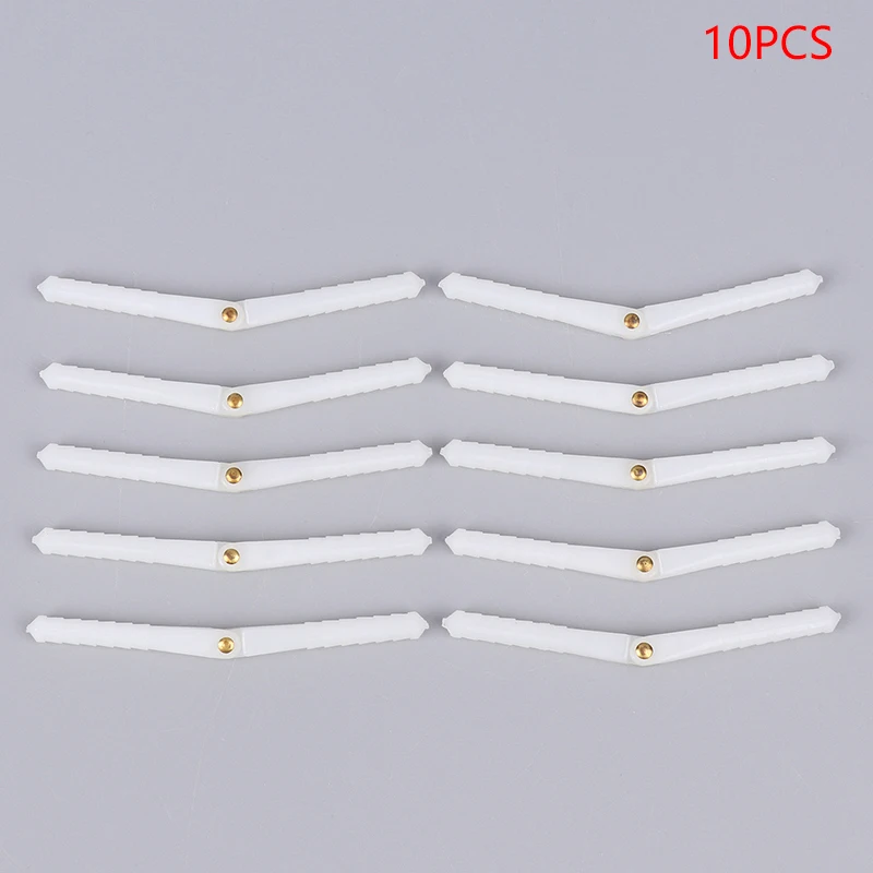 10Pcs High Quality Diameter 2.5mm 4.5mm Plastic Pin Hinge For RC Airplane Model Wing Airplane Model Accessories