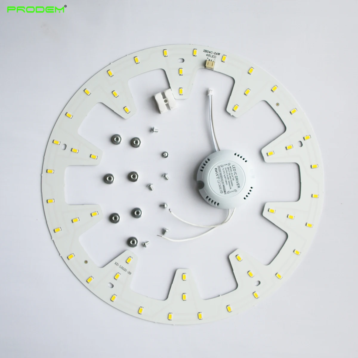 DIY Instalar Rodada Lâmpada do teto LED, PCB, Techo, quente, frio, branco, Circular Substituir, 50W, tubo 2D, 110V, 120V, 220V, 230V, 240V, 24W