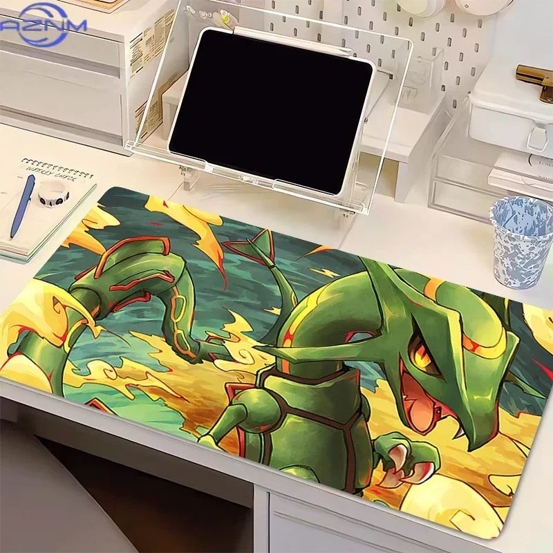 Natural Rubber Mouse Pad Pokemon Gyarados Anime Gamer Computer Mousepad Gaming Accessories Tablet Varmilo Keyboard Pad Mausepad