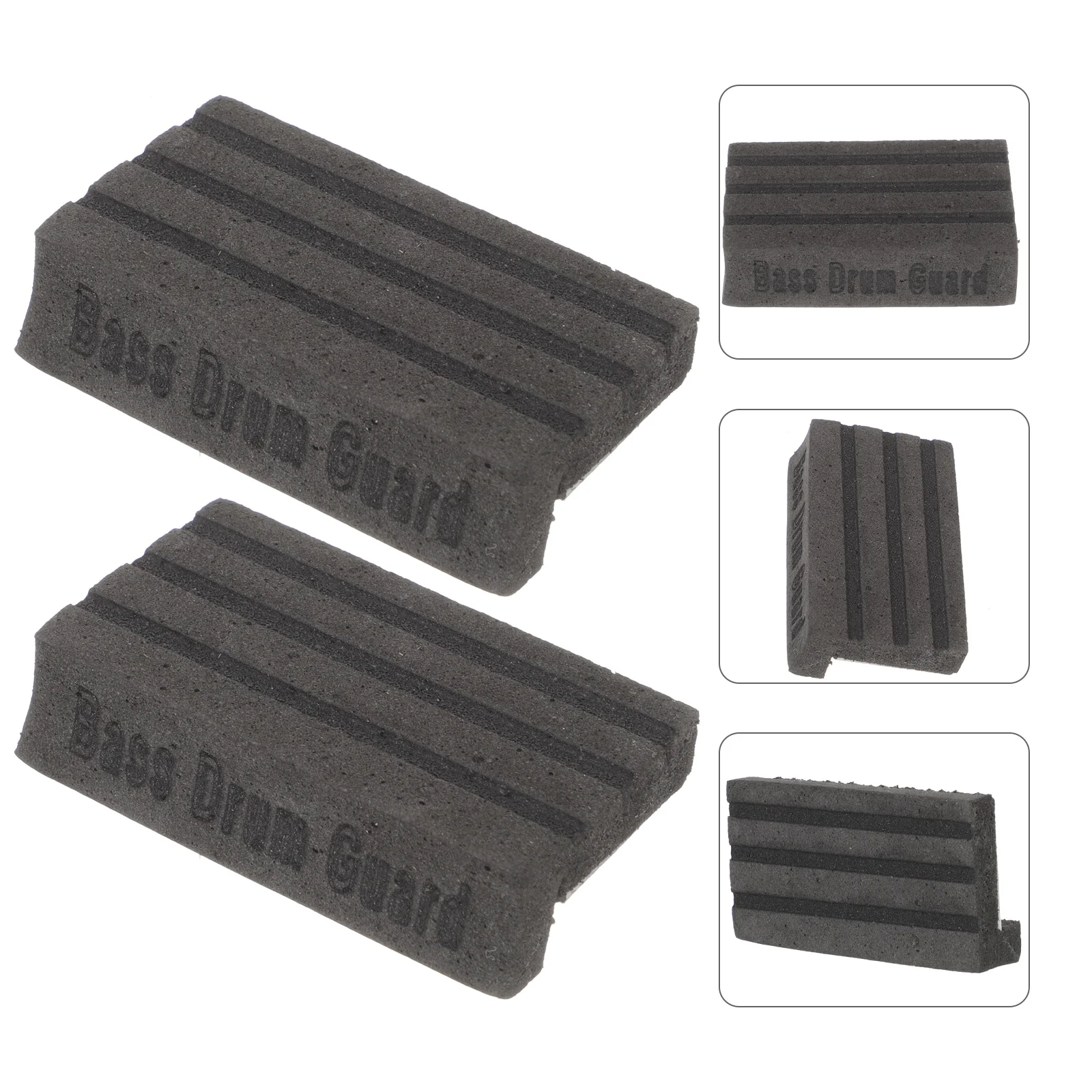 

2 Pcs Bass Guard Brackets Professional Pedal Guards Anti Guards Safe Use Easy Install Replace Old Hoop Guard