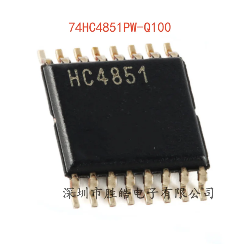 

(10PCS) NEW 74HC4851PW-Q100 / 11 Channel 8 Analog Multiplexer TSSOP-16 74HC4851PW Integrated Circuit