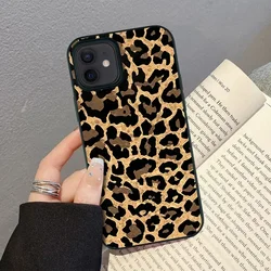 Leopard Print Phone Case For IPhone 15 11 12 14 13 Pro Max Mini X XSMax XR SE 7 8 Plus Fashion Colorful Cheetah Anti-Drop Cases