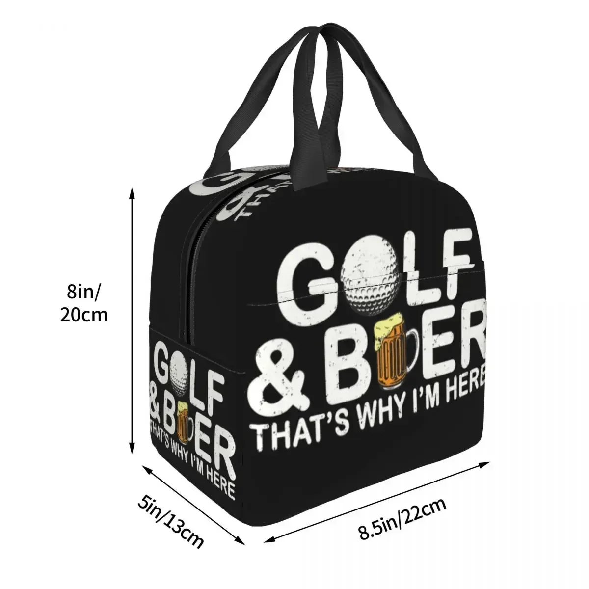 

Изолированная сумка для обеда для гольфа и пива для женщин, многоразовая спортивная термохолодильник для игроков в гольф, коробка для бенто, офисная работа, школа