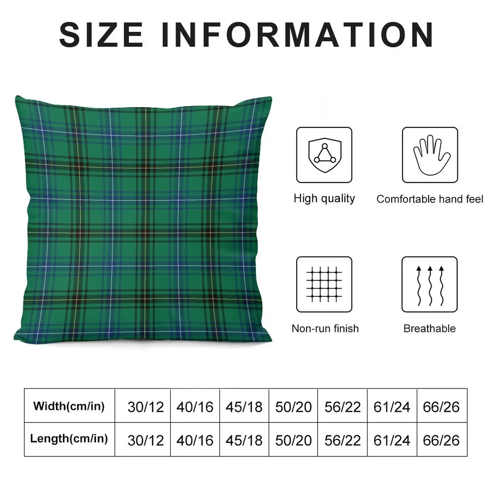 Clan Henderson Tartan Throw Pillow ornamental pillows for living room Christmas Covers Cushions Home Decor Pillowcases pillow