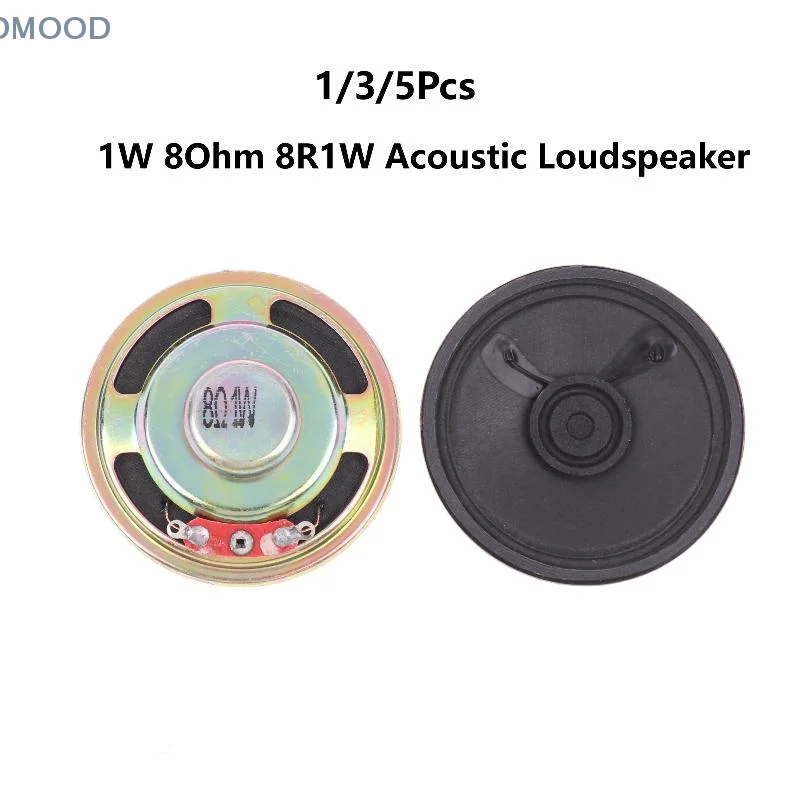 1/3/5Pcs Mini Ultra-thin Speaker High Quality 1W 80hm 8R1W Acoustic Loudspeaker For Arduino DIY Electronics Projects