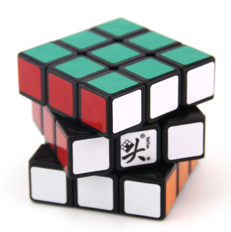 DAYAN Fourth-Generation Reincarnation 3x3 Cube Black and White colorful collectible Cube Children's educational toy