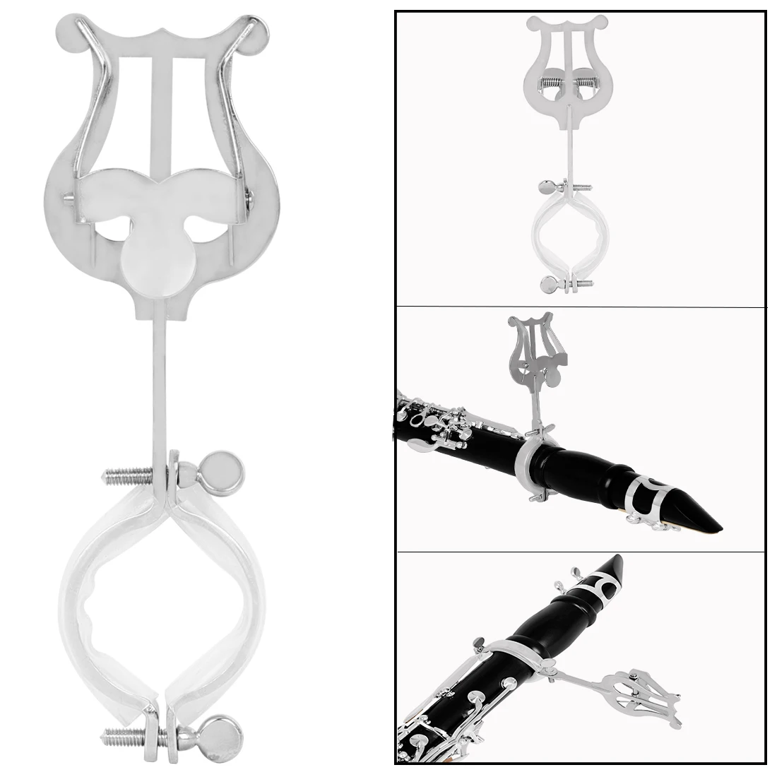 

Clarinet Sheet Music Stand Stainless Steel Music Stand Portable Musical Instruments Sheet Music Stands Woodwind Instrument Parts