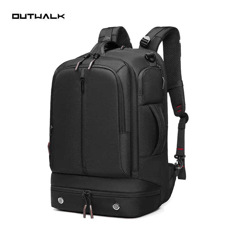 Men Larger Capacity Backpack Business Notebook Bagpack Waterproof Light Multifunctional Travel Luggage Storage Knapsack Shoe Bag