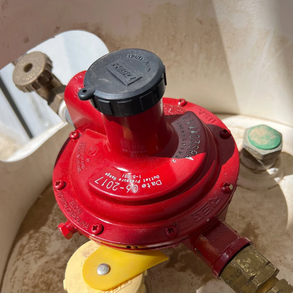 REGO Regulator LV4403SR4 57kg/h LPG High Pressure First Stage Regulators Cylinder Pipe Pressure Reducing Valve 1/2" - Image 3