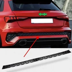 Rear bumper honeycomb decorative grid For Audi A3 Or hatchback 2021-2024