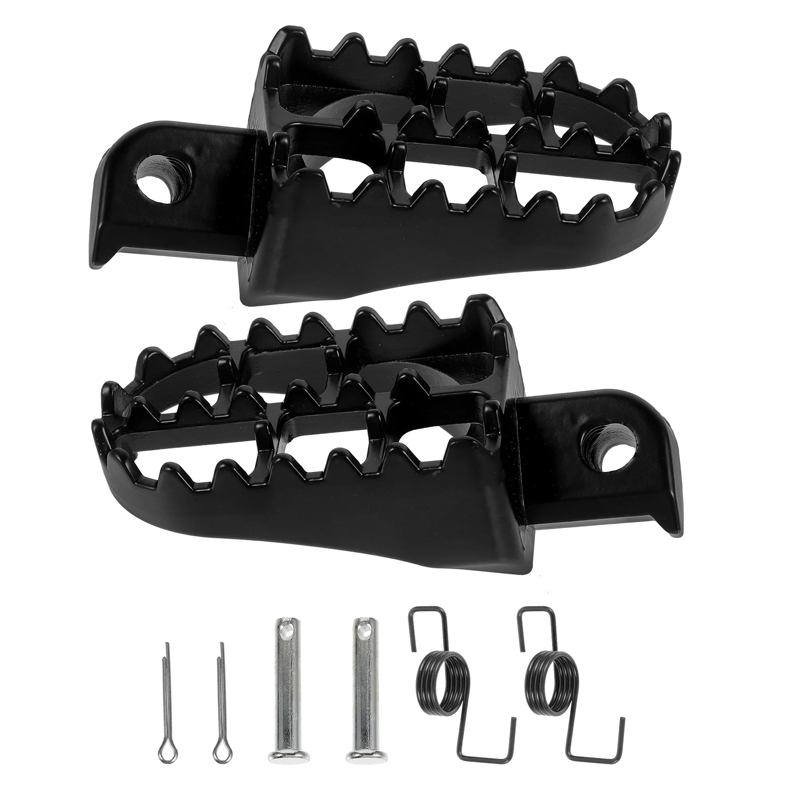 

1 Pair Aluminium Footpegs For Dirt Bike Motorcycle Stable Durable Off-Road Footrest Replacement Part Accessory