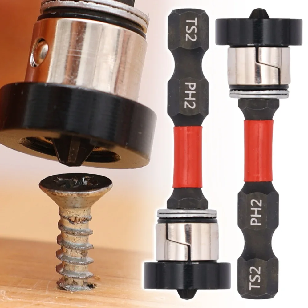 

Магнитные отвертки с шестигранным хвостовиком PH2, держатель для винтов, ограничитель глубины, насадки для локатора гипсокартона, электрическая дрель, ручной инструмент