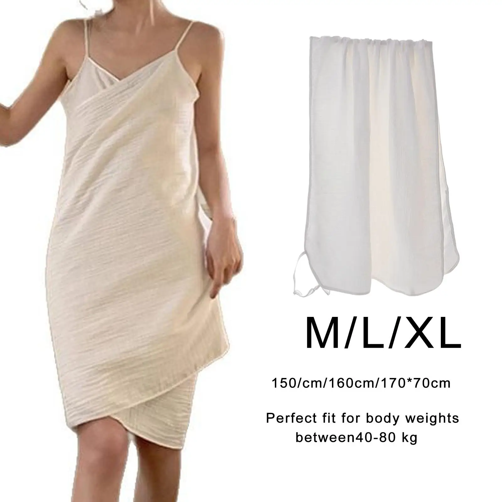 Suspender Bathrobe Bathing Water Absorbent Stylish Lightweight Quick Drying Women Bath Towel for Home Bedroom Birthday Hotel