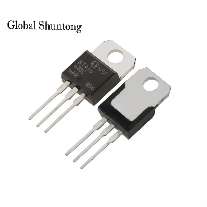 

50pcs BTA16-600C Bidirectional Thyristor 16A TO-220 Transistor Electronic Components