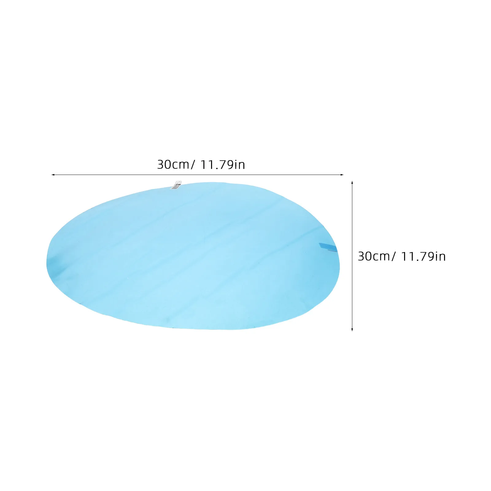 Anti Fog Mirror Film 30x30cm Waterproof Clear Defogger Sticker for Bathroom Shower Steam Resistant