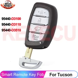 KEYECU 95440-D3110 95440-D3100 95440-D3510 For Hyundai Tucson 2016 2017 2018 2019 2020 Keyless Car Key Remote 433MHz ID47 Chip