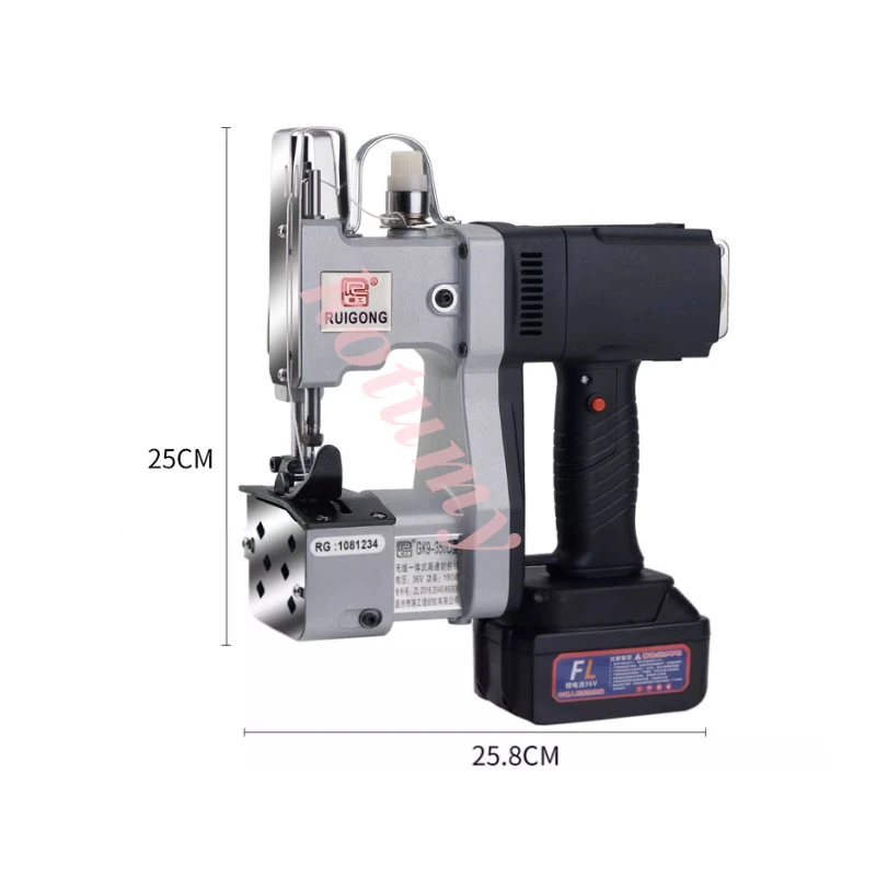 Portable Rechargeable Lithium Battery Sewing Machine Rice Bag Packaging Machine Weaving Bag Sealing Machine