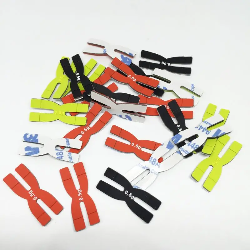 3Pcs/Lot Self-adhesive 0.5g Silicone H-shaped Badminton Racket Weight Tape For Adjusting Racket Balance Badminton Accessories