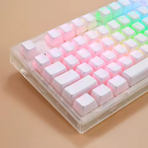 YUNZII Pudding 117-Key Double Shot PBT Custom OEM Profile Keycap for Cherry Gateron MX Switch Mechanical Gaming Keyboard
