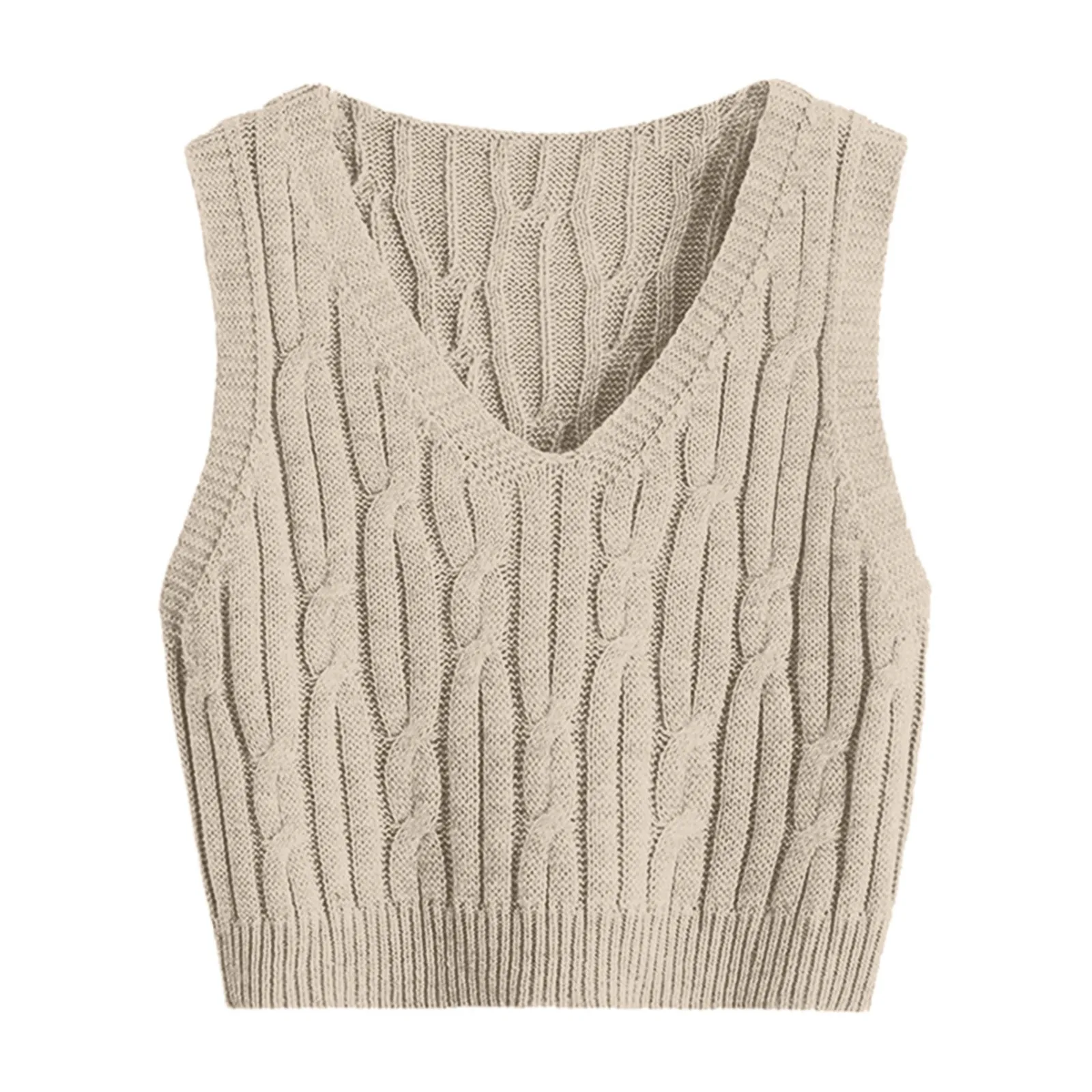 Knitwear Women's Fashion sweater vest Spring Autumn Style Outer Loose Sleeveless Undershirt Sweater Vest Women Tops