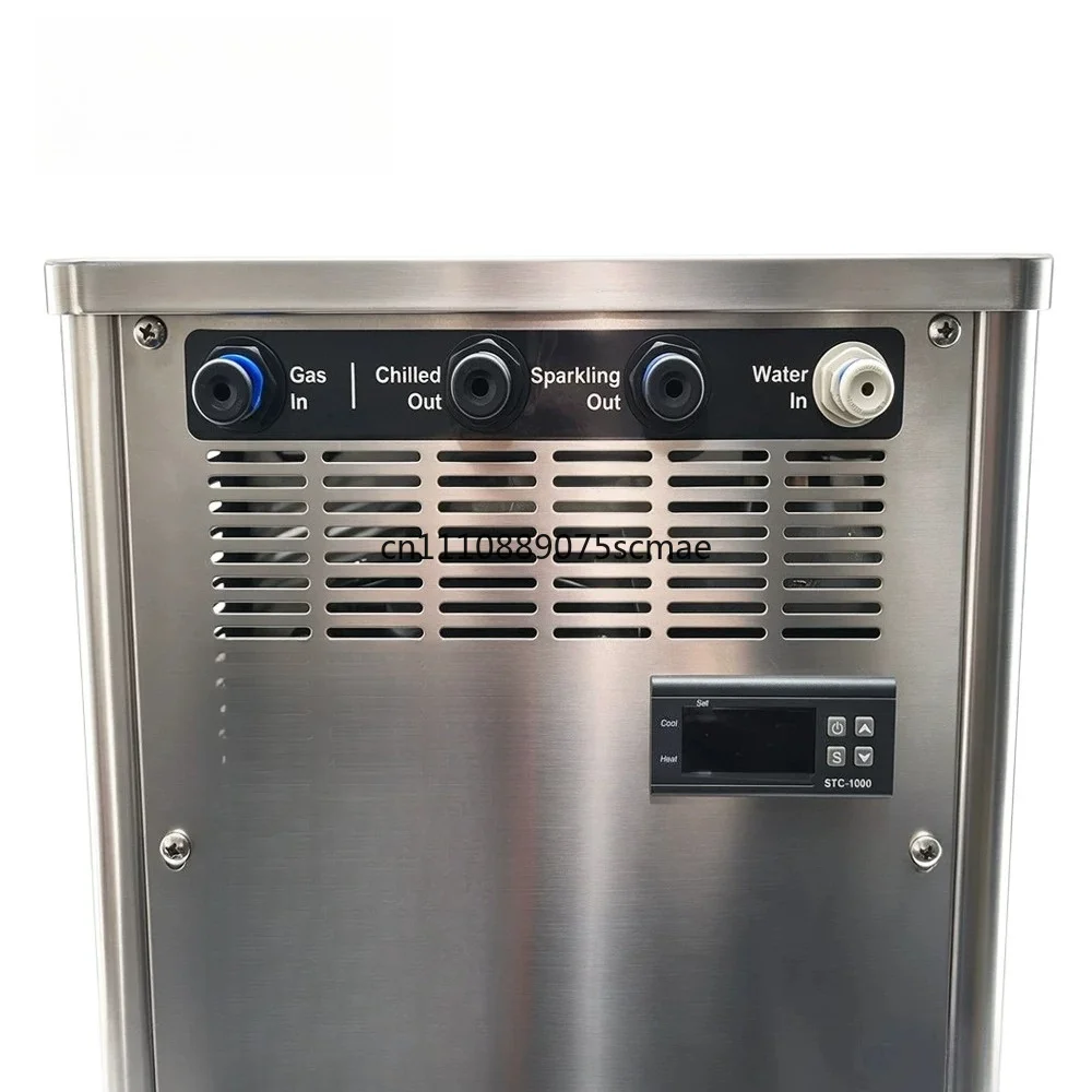 KL20671 Stainless Steel Countertop Chiller, Dual Use Soda Water Draft Beer Dispenser Commercial Bar Cold Drink Machine