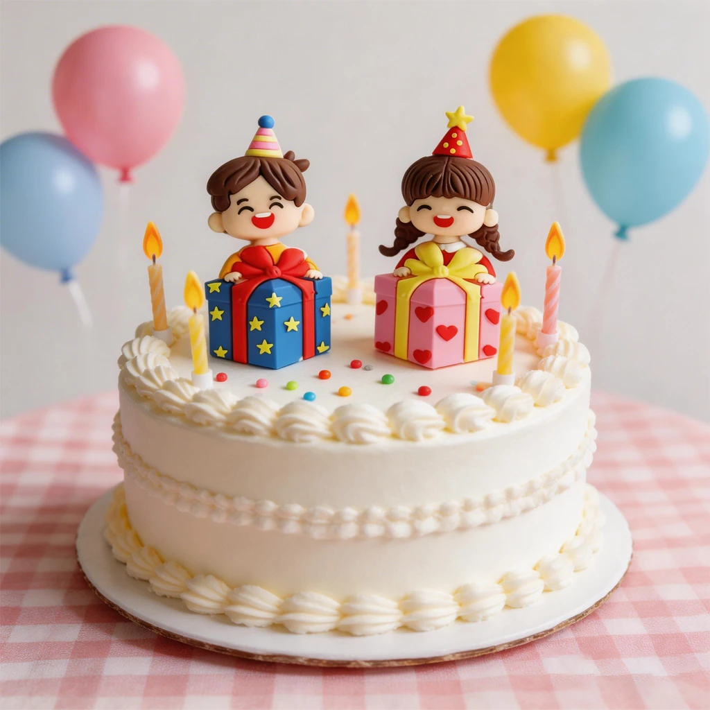 Kreative, niedliche Geschenkboxen für Jungen und Mädchen, Kuchendekorationen und Dekorationen zum Kindertag, Geburtstagsgeschenke, Partyzubehör. – Detail 1
