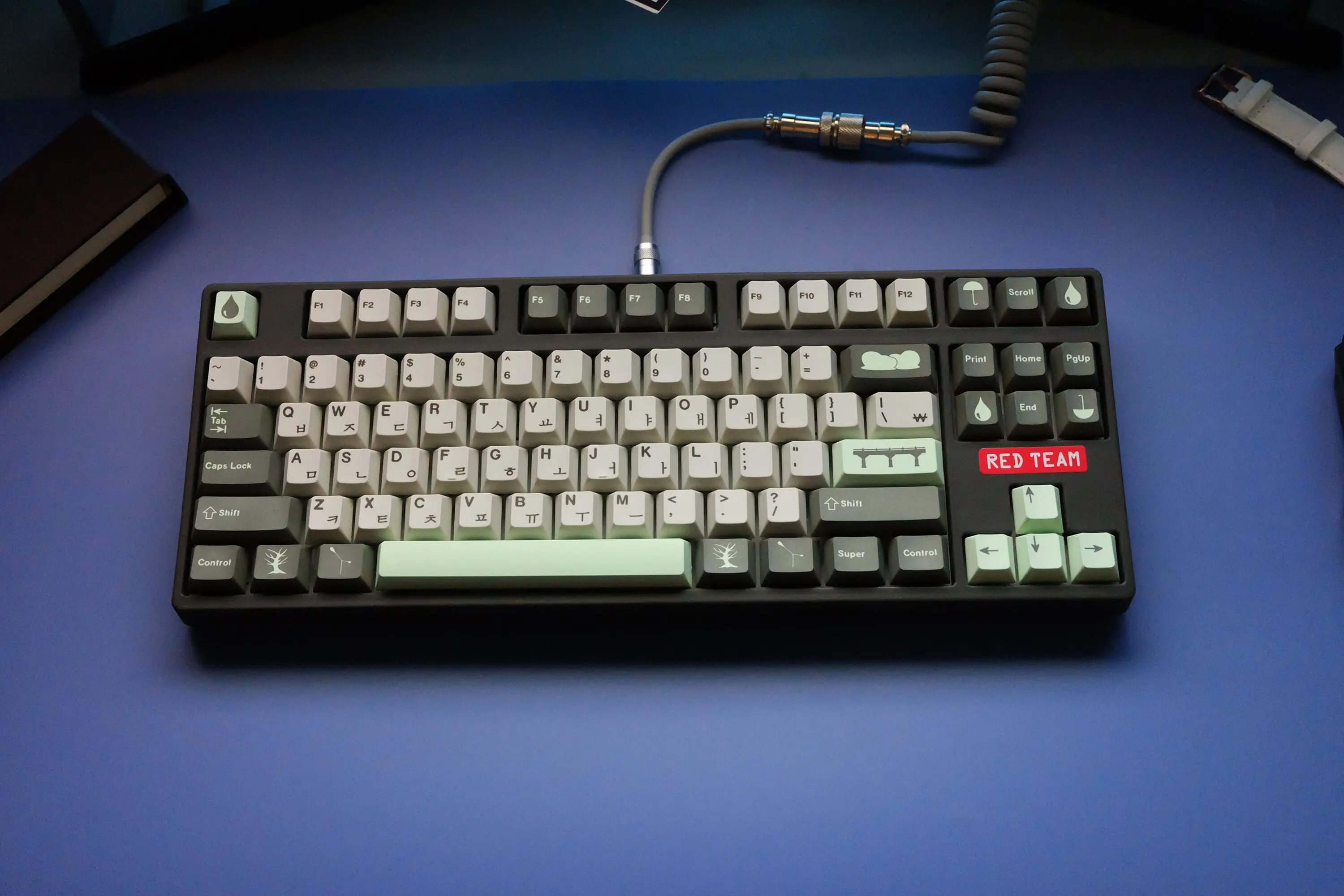 GMK Rainy Day 140 Keys PBT Original Factory Highly Sublimated Mechanical Keyboard Keycaps