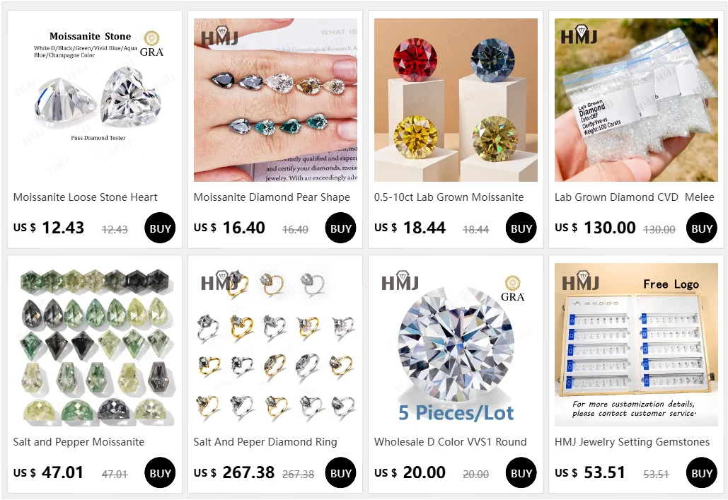 Moissanit-Stein, mehrfarbig, rund, 100 Facetten, mit GRA-Zertifikat, zum Selbergestalten von Ringen, Halsketten und Ohrringen, Valentinstagsgeschenke für Frauen – Detail 1