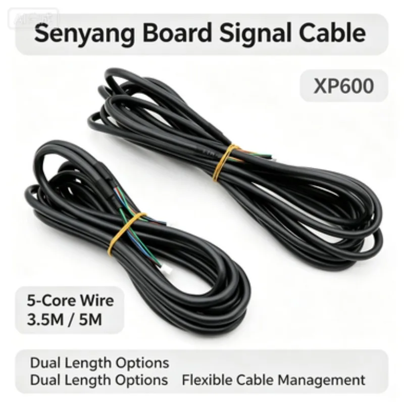 5‑Pin 5‑Core Senyang Board Signal Data Cable 3.5M / 5M Fit XP600 DX5 DX7 Print Head Large Format UV Eco‑Solvent Inkjet Printer R