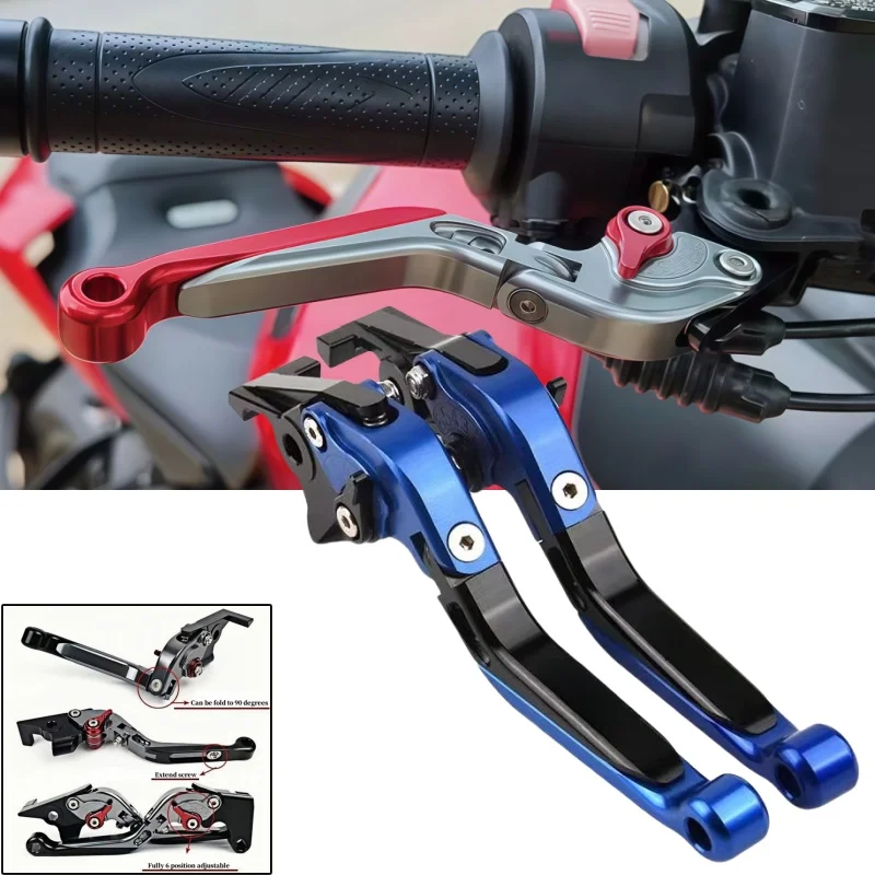 

Motorcycle Parts Handle Levers For Ducati 795 MONSTER 2014 ST4S 2003 Brake Lever Set Foldable Adjustable