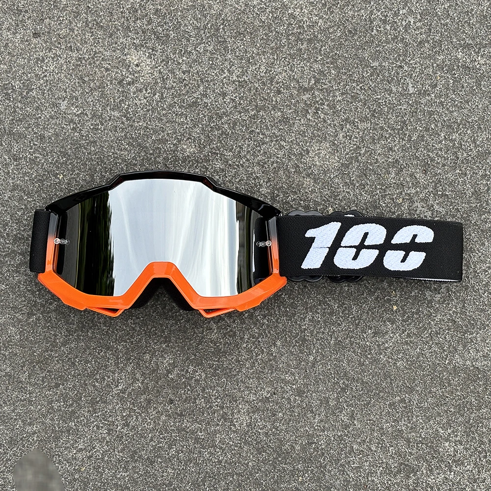 حار 100 دراجة نارية نظارات نظارات موتوكروس نظارات خوذة MX موتو الترابية دراجة ATV التزلج الرياضة في الهواء الطلق الزجاج سكوتر Googles قناع #6