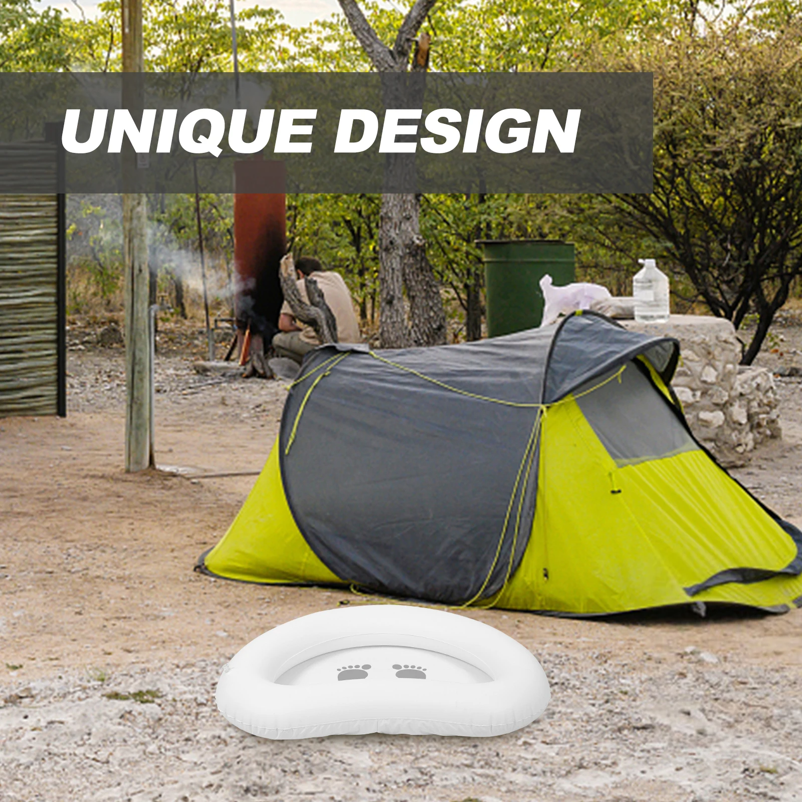 

Portable Inflatable Foot Bath Basin Durable PVC Folding Foot Soaker Tub for Pool Spa Cleaning Above Ground Pool Accessories