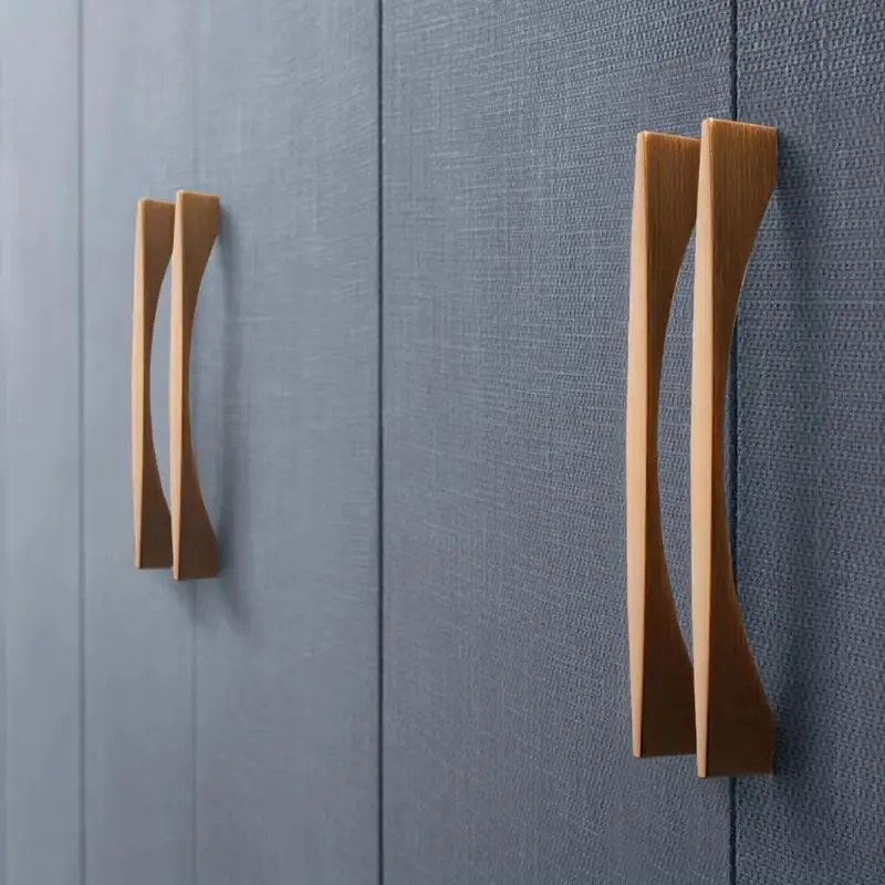 Zinc Alloy Cabinet Handles Oil Rubbed Bronze Finish Smooth Edge Furniture Hardware for Kids Room Wardrobe Pulls