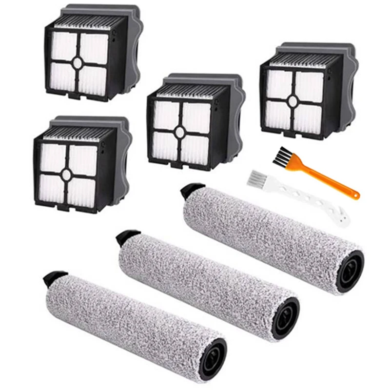 

Replacement Roller Brush And Vacuum Filter Suitable For Tineco Ifloor 3/Ifloor One S3 Cordless Wet Dry Vacuum Cleaner