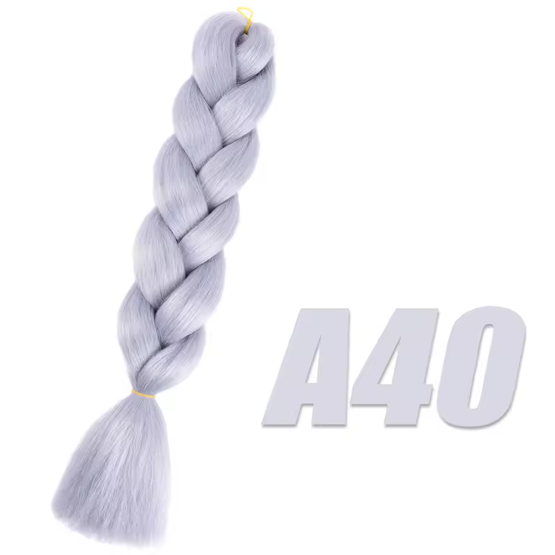 Synthetic Kanekalon Crochet Hair Braiding Hair Pre Stretched Curly Jumbo Braids Extensions Hair Accessories For Girls Braids - Image 45