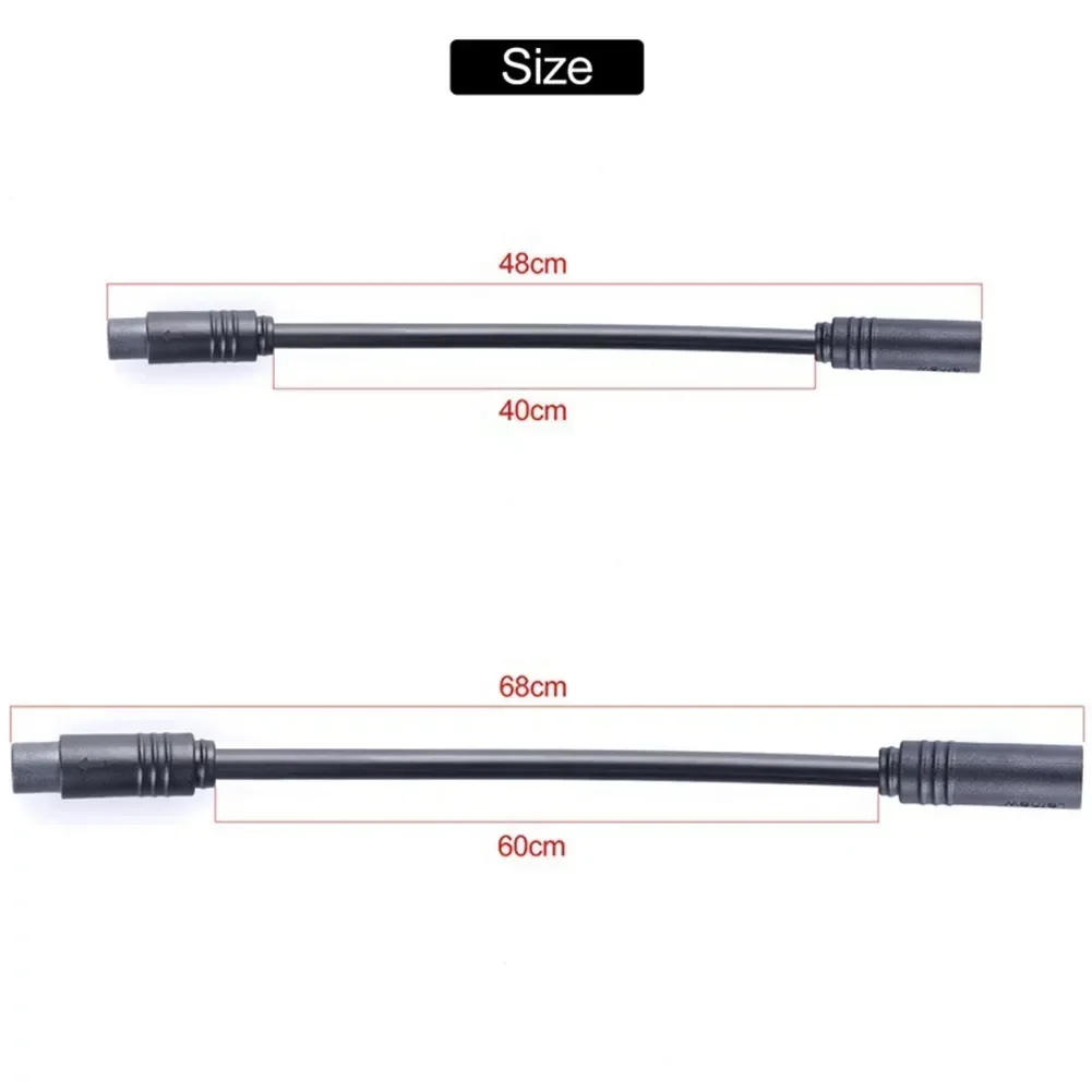 1pc 40cm/60cm Ebike 8 Pin 1T4 Connector Extension Cable BAFANG EB-BUS Male-Female Extension Cable Waterproof Ebikes Accessories