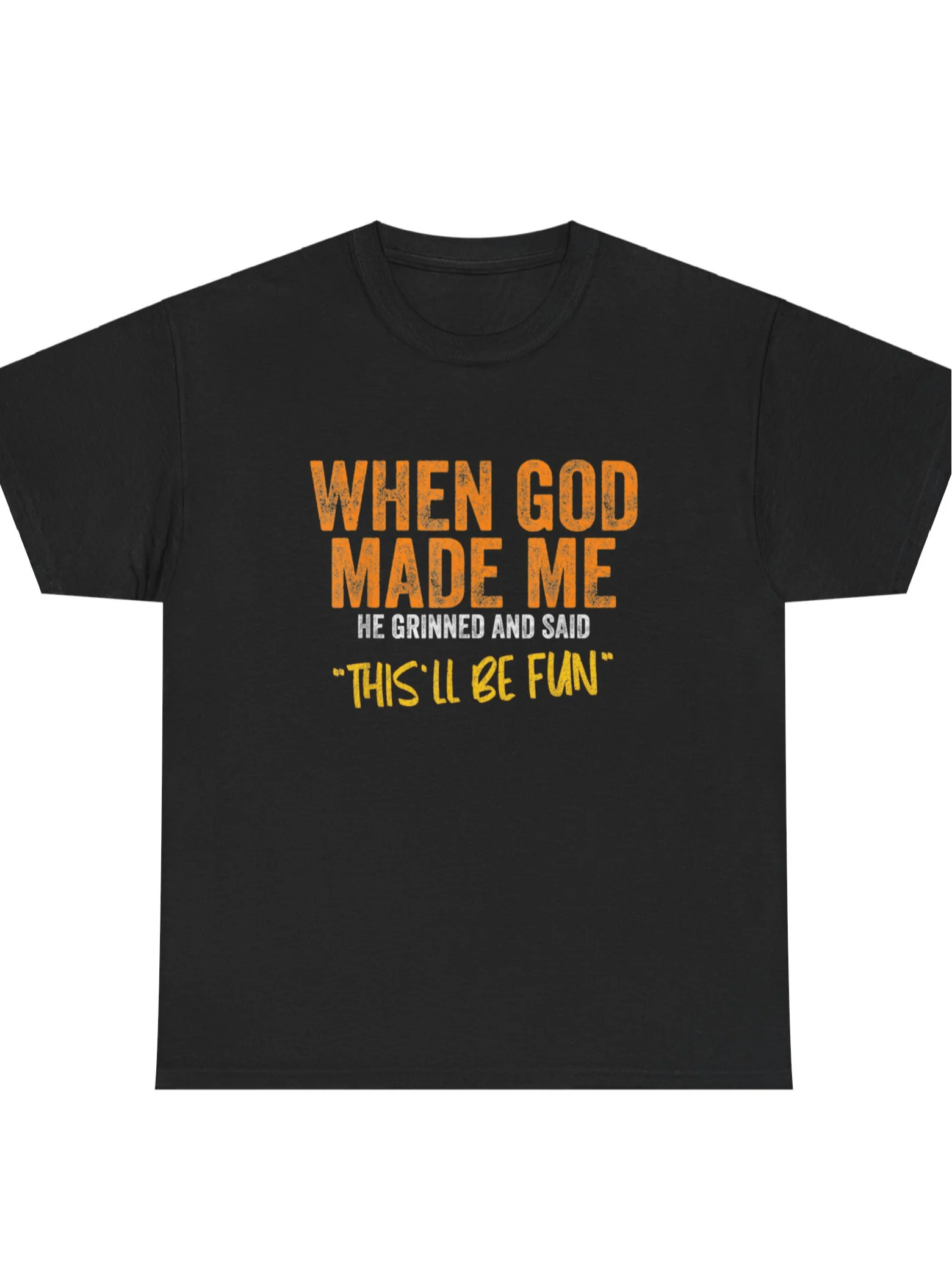 Men's Summer Round Neck Short Sleeve T-Shirt, 