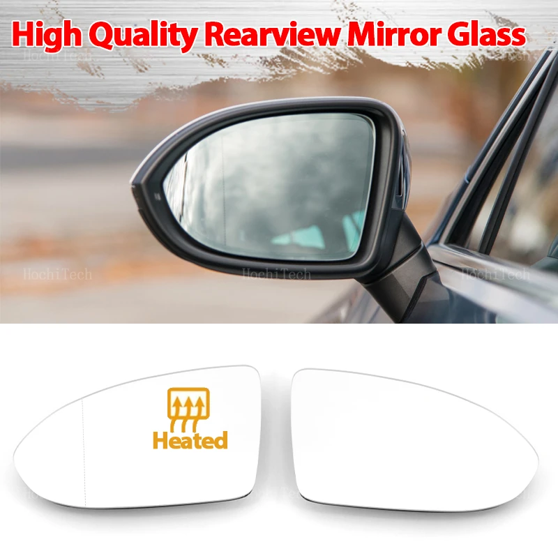 Left or Right Auto Heated Side Rearview Mirror Glass Lens for Volkswagen VW Passat B8 Arteon GTE Alltrack Variant 2015-2023