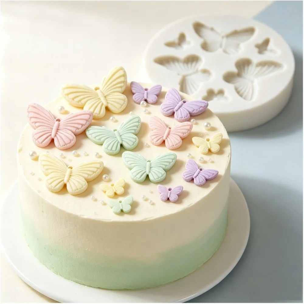 Multi-Size Silicone Fondant Mold Food-Grade Silicone Non-Stick Surface Chocolate Candy Mold DIY Shape Flexible Mold