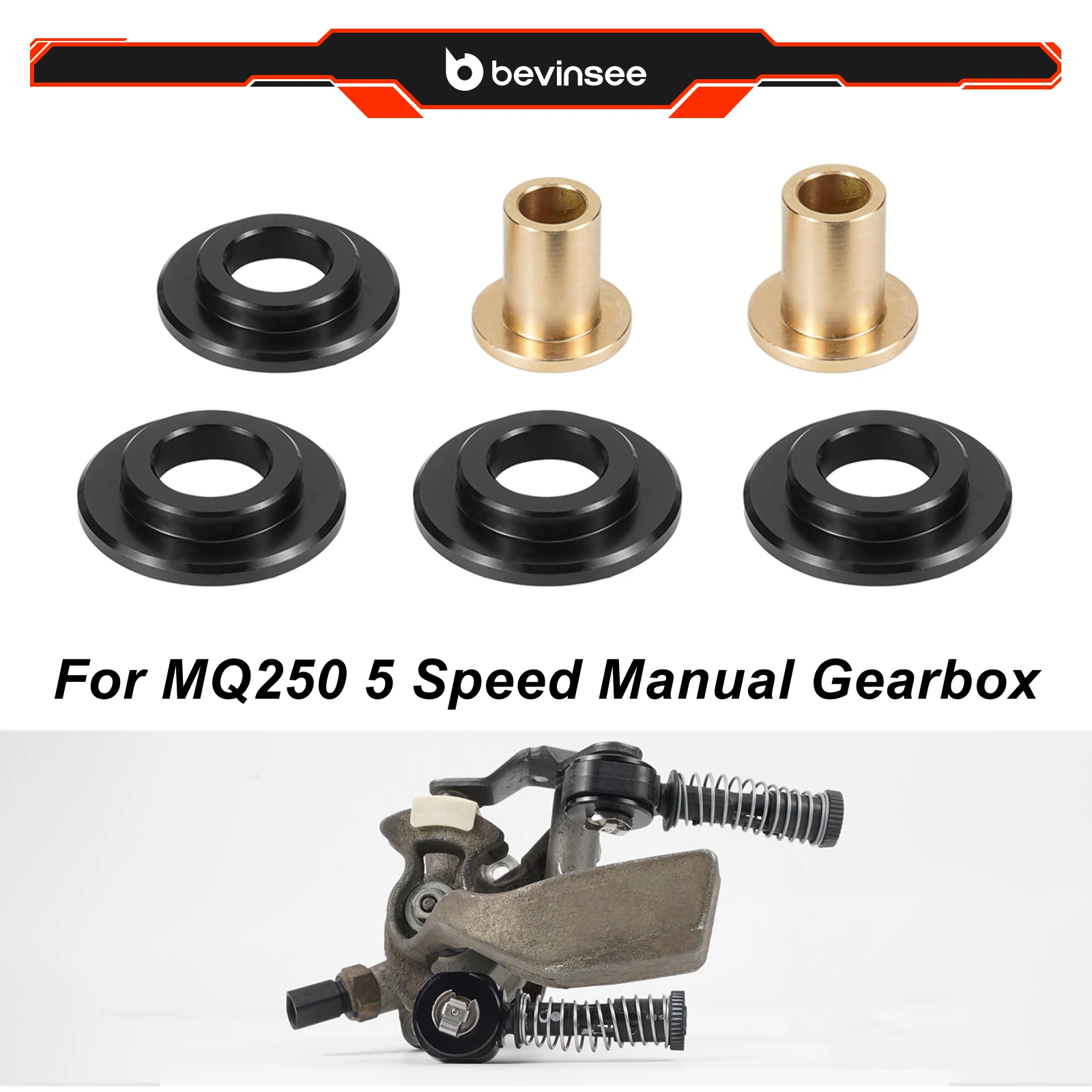 For MQ250 Shifter Bushing Kit, for VW Golf MK4/for Jetta MK4 1.8T 2.0L 1.9TDI, for Golf MK5 5 speed 02J, for Audi A3 1.8T 1.9tdi