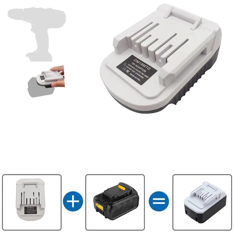 Battery Adapter For Makita/Dewalt/Milwaukee/Bosch 18V Li-Ion Battery Convert to For Makita G Series Li-ion Battery Power Tools