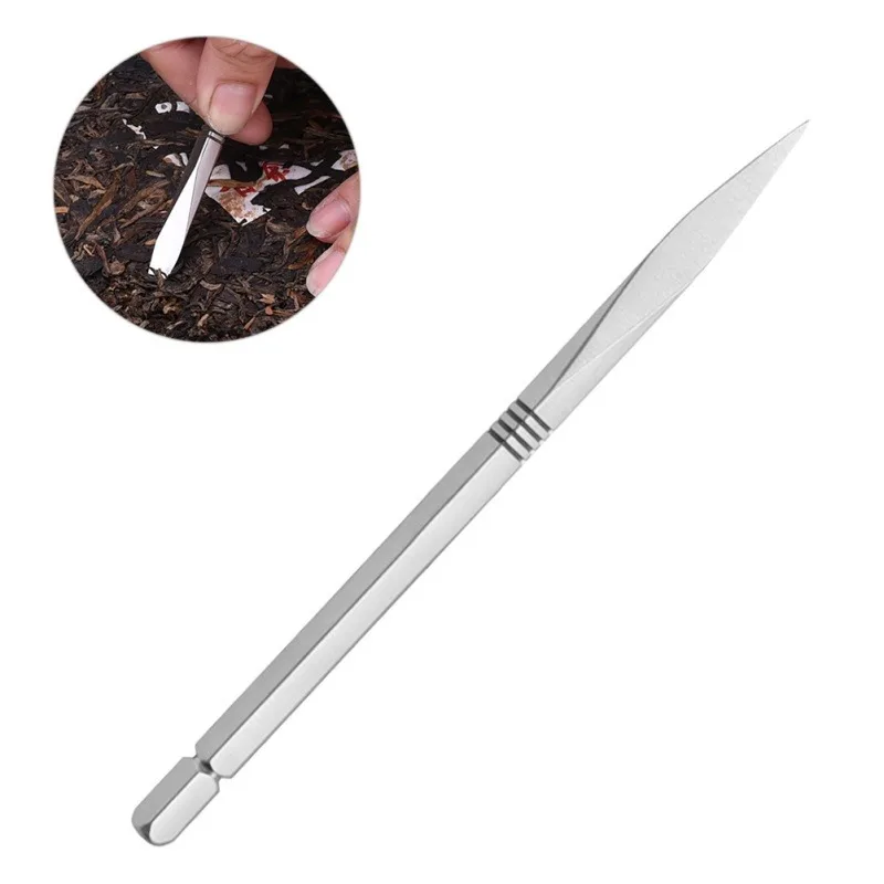 

2pcs Stainless Steel Tea Needle Delicate Tea Cutter Tea Ceremony Accessories Crafts for Home Tearoom Store EDC Tool