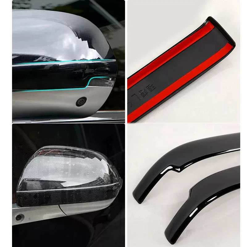 For LEADING IDEAL LiXiang L9 L8 L7 Car ABS Rearview Mirror Bright Strip Decorative Bumper Strip Exterior Accessories