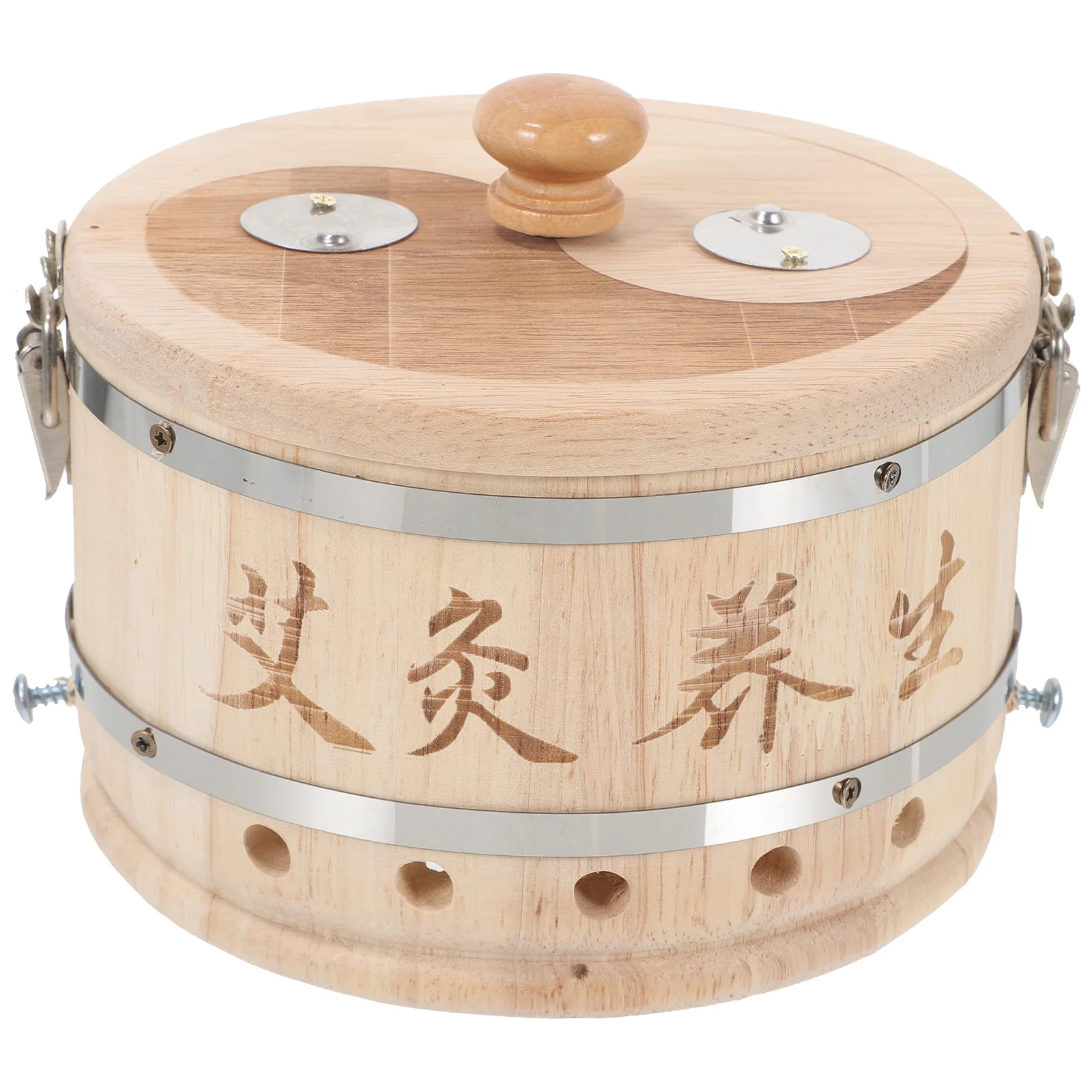 

Moxibustion Box Wooden Moxa Burner Case Holder Adjustable Tool Portable Metal Cone