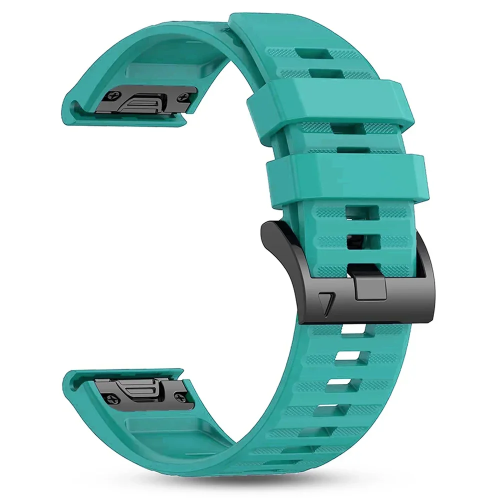 QuickFit 22 26mm siliconen band voor Garmin Fenix 5 5X Plus 6X 7 7X Pro Quatix 8 Fenix 8 Pro 51mm 47mm Epix Outdoor Sport Armband