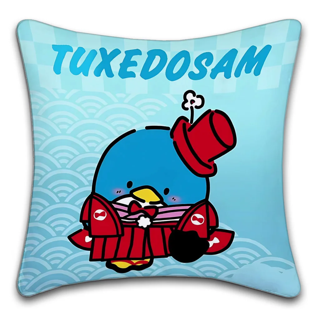 Sanrio Sam the Penguin Cartoon Pillow Gift Home Office Decoration Pillow Bedroom Sofa Car Cushion CoverPillow Case